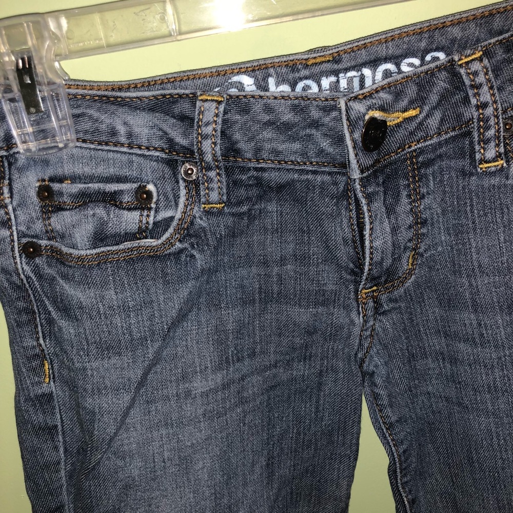 Blue skinny jeans